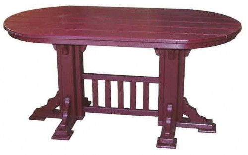 5' Oval Mission Dining Table