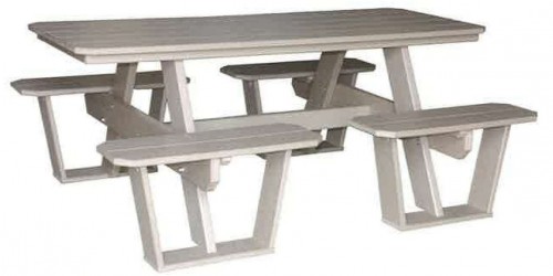 6' Split Bench Picnic Table
