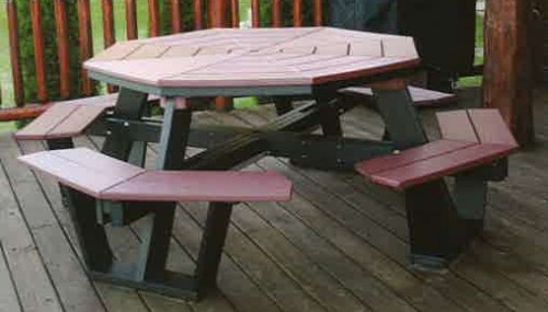 5' Octagon Picnic Table