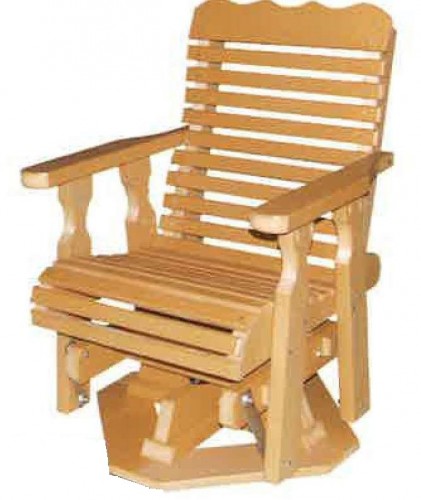 22" Plainback Swivel Glider