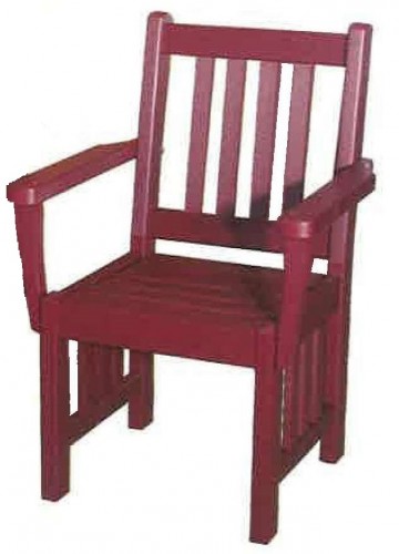 18" Mission Lowback Captains Chair