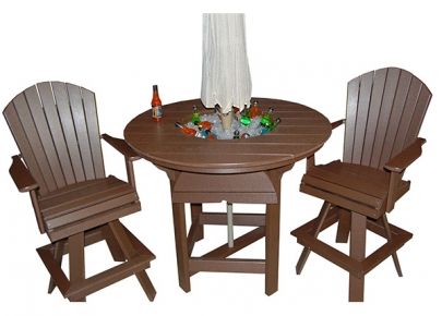 60" Round Dining Table with bowl