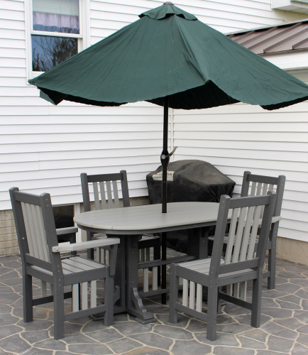 60” Oval Mission Table