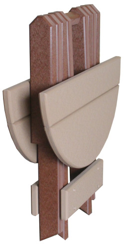 Round Folding End Table