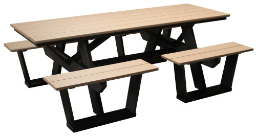 7’ Split Seat Picnic Table