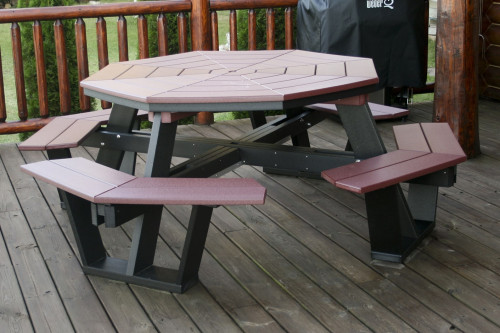 5’ Octagon Picnic Table