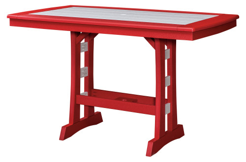 Counter Table with Umbrella Holes