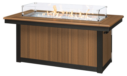 Rectangle Conversation Table w/42" Firepit