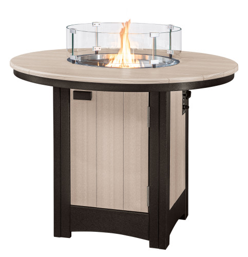 Fire Table with Round Fire Pit 