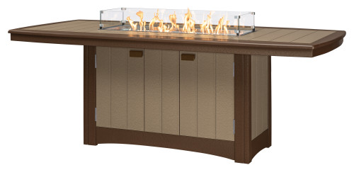 Table w/12x42 firepit insert 